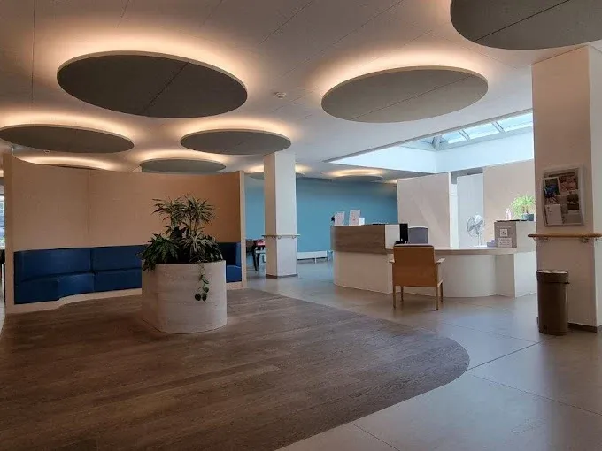Espace d'accueil du centre Physio Saint-Paul à Cologny