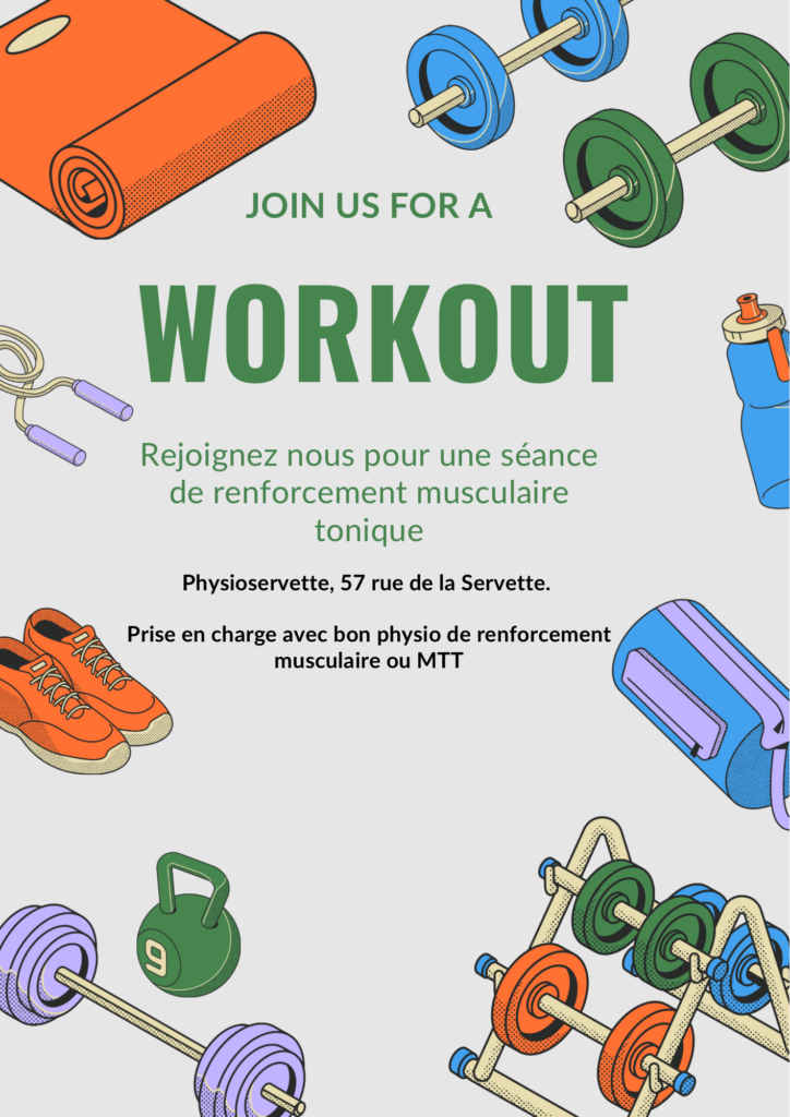 Séances de renforcement musculaire Crosstraining MTT